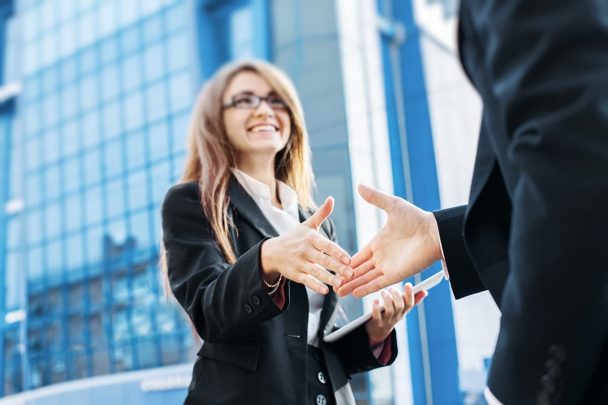 A successful team collaborating